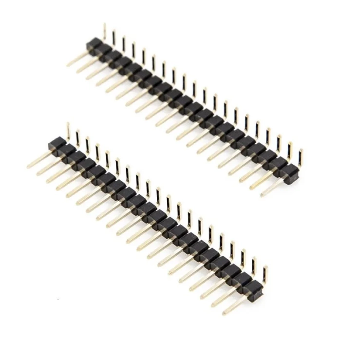 2.54mm 1x20 Right Angle Female Header Strip (Pack of 5)