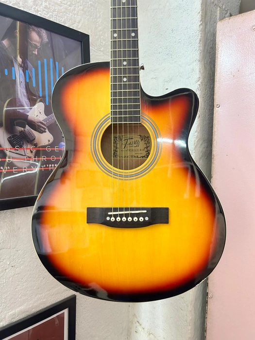 Trinity TNY-4010CE Electro-Acoustic Cutaway Guitar - SUNBURST