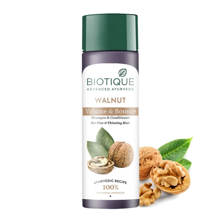 Walnut volume & bounce shampoo and conditioner