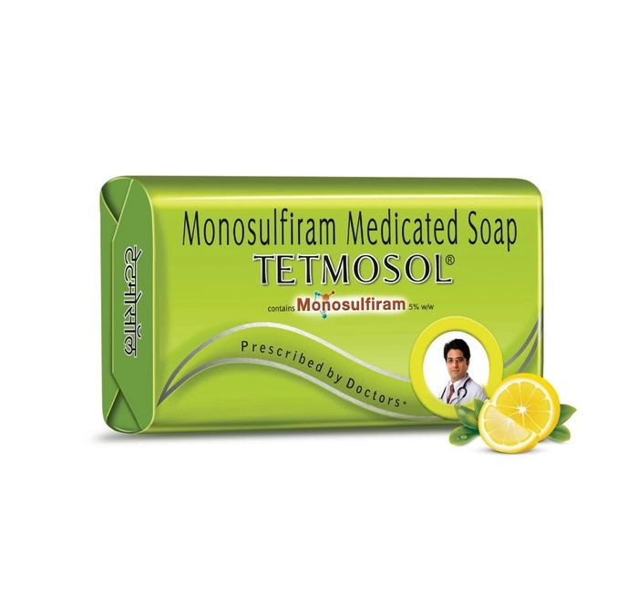 Tetmosol Medicated Soap with 5% Monosulfiram for Skin Infections 100gm