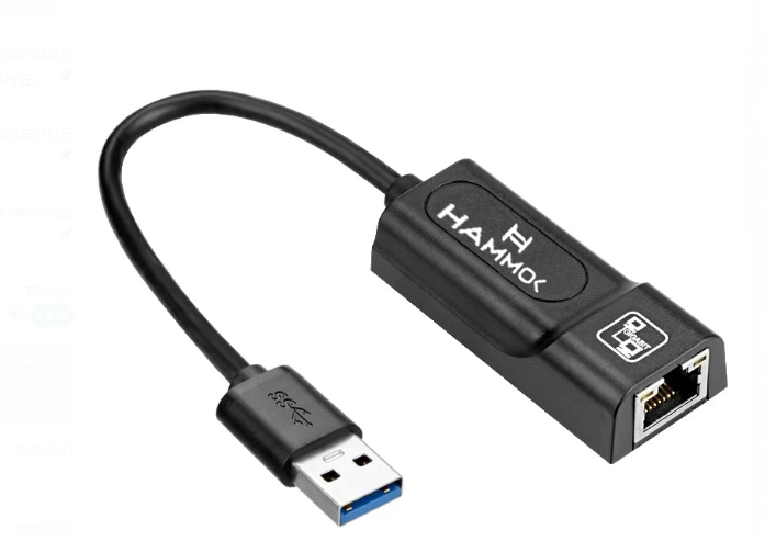HAMMOK Polka High Speed USB 3.0 to Gigabit RJ45 LAN Adapter (10/100/1000 Mbps)