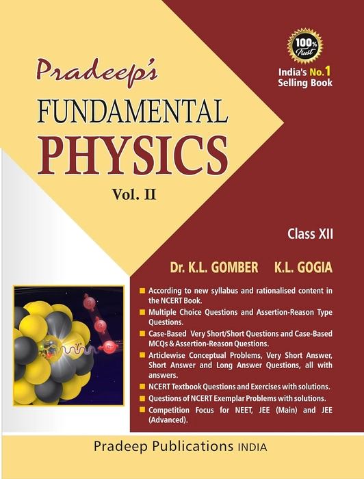 Pradeep's Fundamental Physics (Vol. 1 & 2) For CBSE Class 12 ...