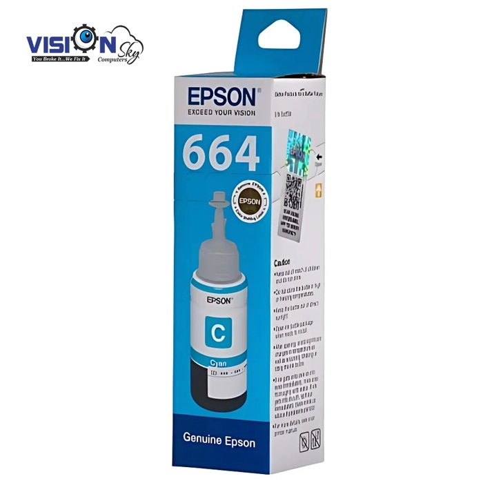 Epson Cyan 70 ml Ink Bottle T6642 - 664