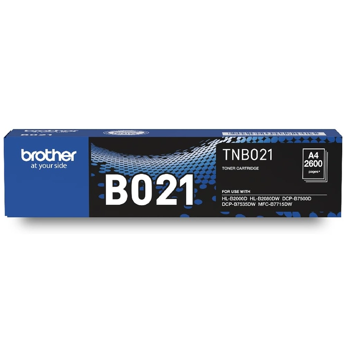 Brother TN-B021 Toner Cartridge for HL-B2000D, HL-B2080DW, HL-B2100DB, HL-B2180DWB, DCP-B7500D, DCP-B7535DW, DCP-B7600DB, DCP-B7620DWB, DCP-B7640DWB, MFC-B7810DWB