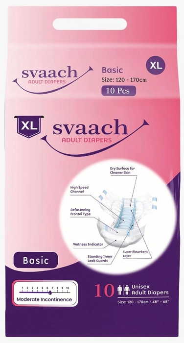 Svaach Basic Adult Diaper Sticker Type  10s