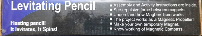 Levitating Pencil. Floating Pencil Making Kit. Do It Yourself. Educational Toy. School Project (BIG)