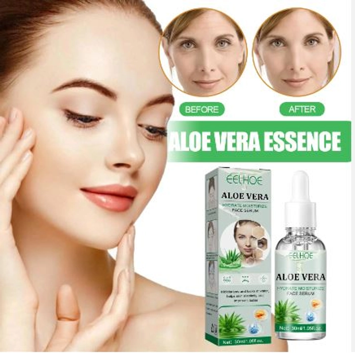 EELHOE ALOE VERA MOISTURIZING BRIGHTEN SKIN TONE WRINKLE REJUVENATING HYDRATING SERUM