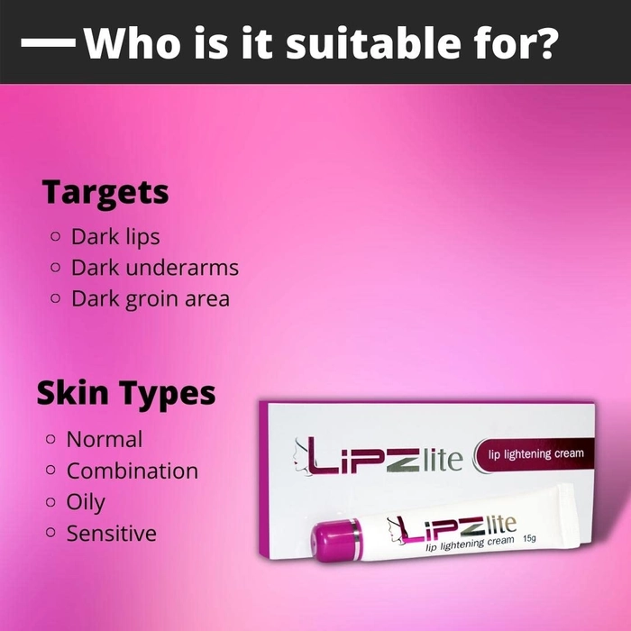 Lipzlite Lip Lightening Cream 15gm