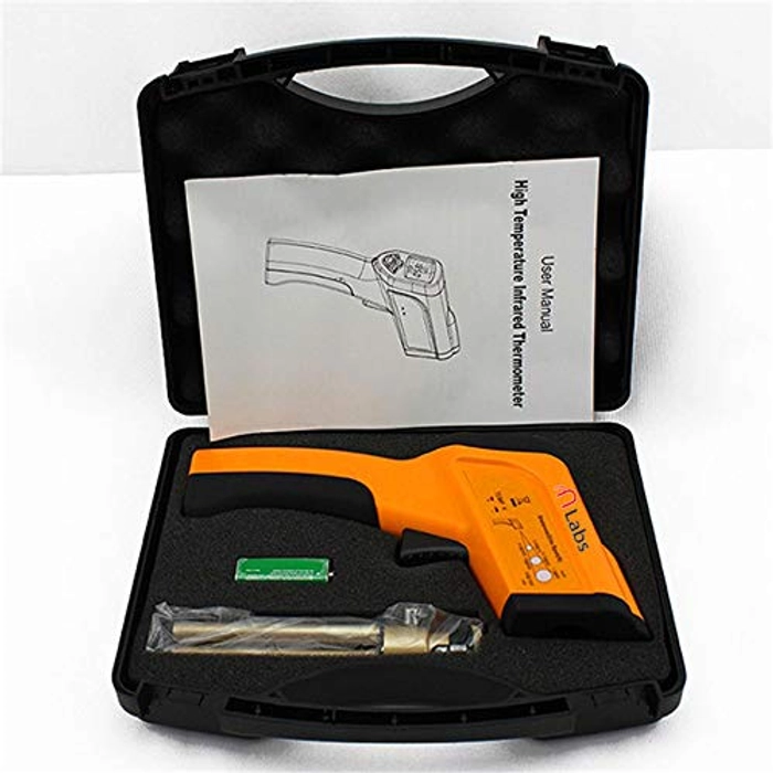 1300°c Degree High Temperature Meter Pyrometer Non-Contact LCD display Infrared Thermometer