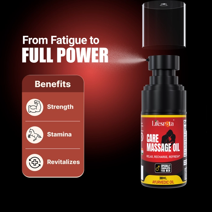 Lifesrota Care Massage Oil 30ml - Get African like Strength, Thickness and Length