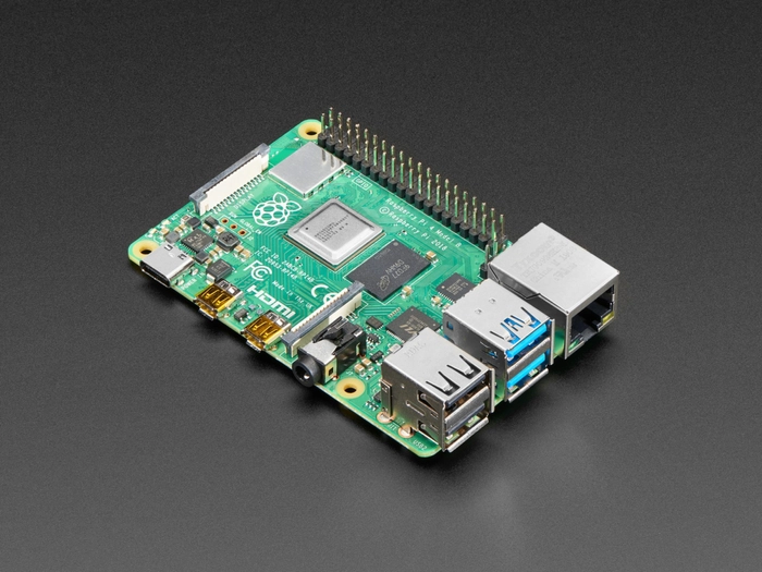 Combo of Raspberry Pi 4 (1 GB RAM) + Micro HDMI to HDMI cable + Micro-USB to type C Converter