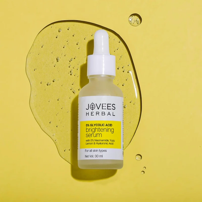 Jovees 5% Glycolic Acid Brightening Skin Serum with 5% Niacinamide