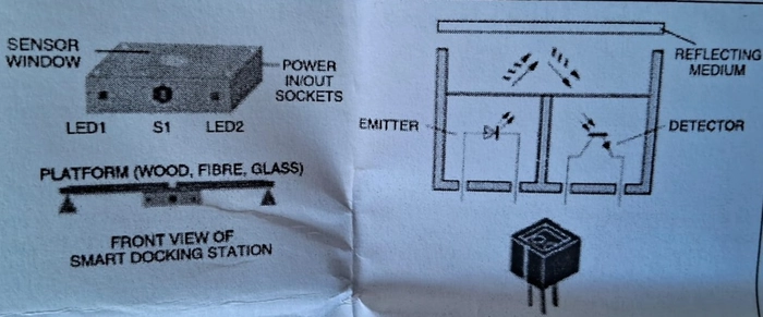 DIY Electronic Project Kit | Laptop Security/Docking  Station | IC CNY70 Based