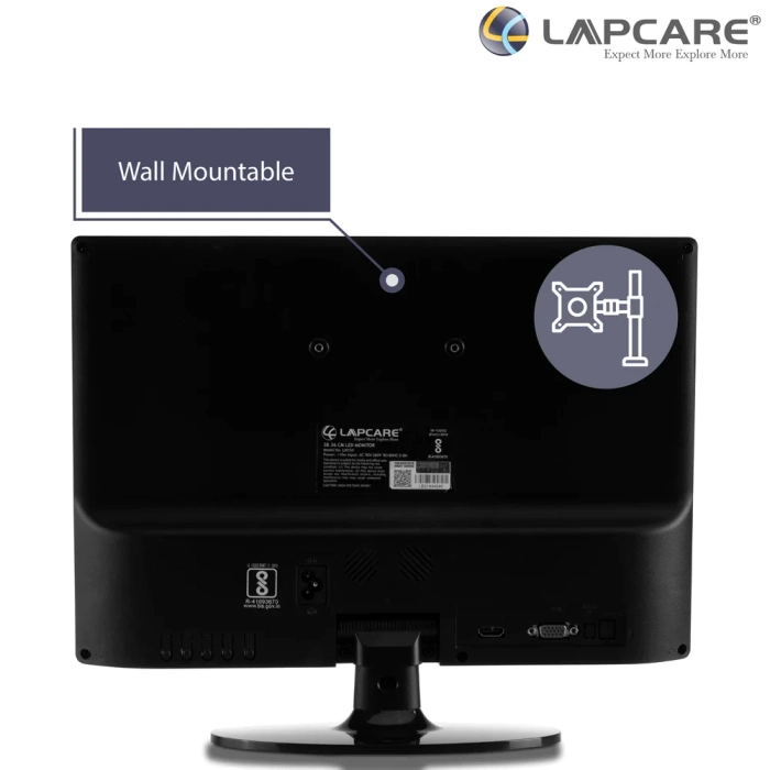 LAPCARE LED Monitor LM154 - 15.1-inch (38.36CM) - VGA & HDMI