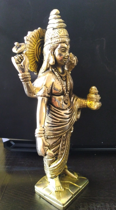 Brass Dhanvantari ji Statue Big Size