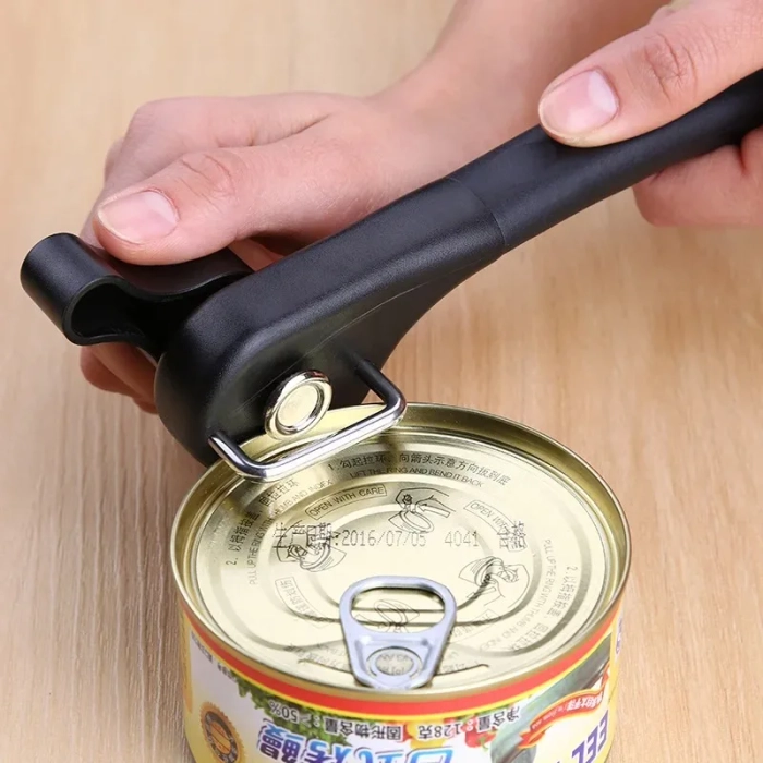 Black Manual Can Opener