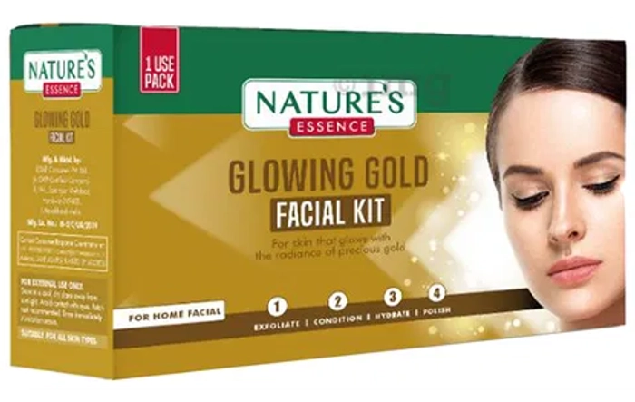 Nature's Glowing Gold Facial Kit (Single Use)