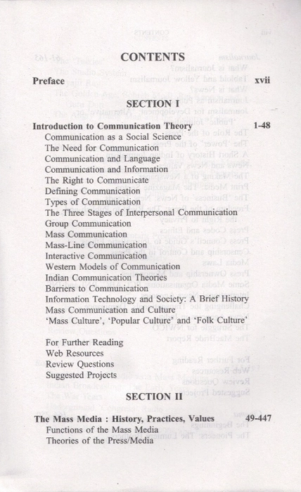 mass communication research topics in india