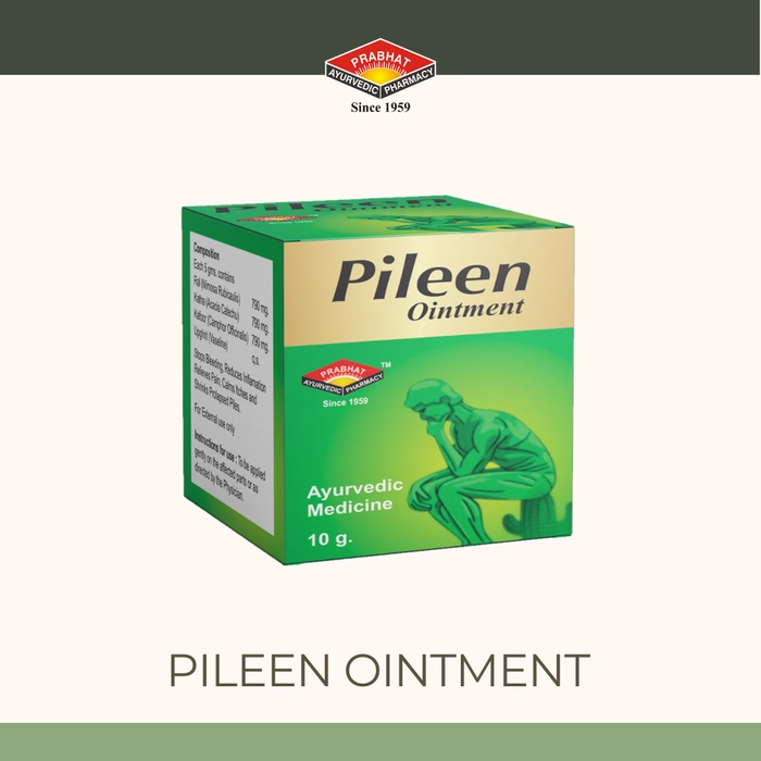 Pileen Ointment - Ayurvedic Solution for Piles & Hemorrhoids