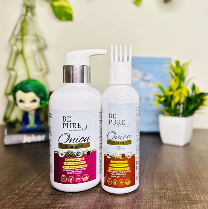 Be Pure Naturals Hair Growth & Hair Repair Combo for DRY & DAMAGED HAIR (200ml+100ml)