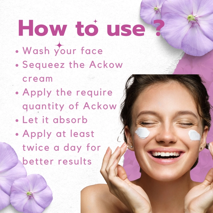 Ackow Plus Herbal Acne Cream (Pack of 30 gm.)
