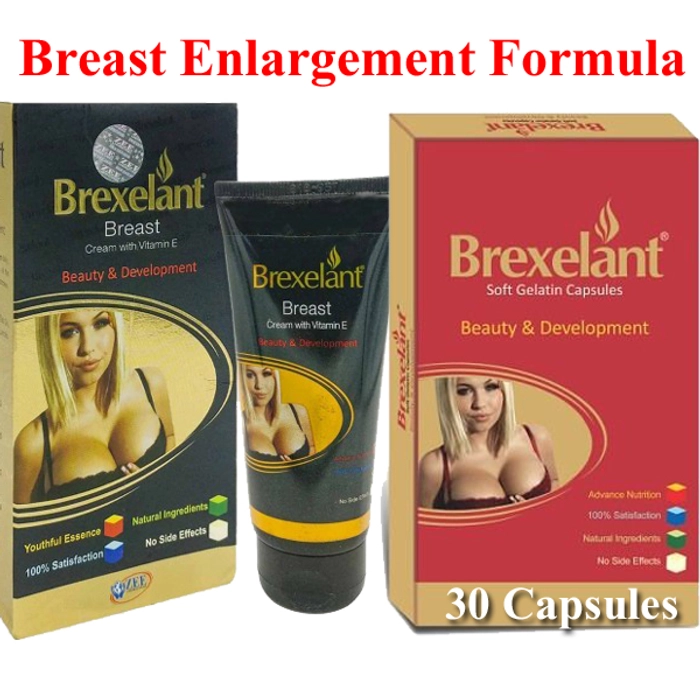 Breast Cream + 30 Capsules For Women By Well N Care