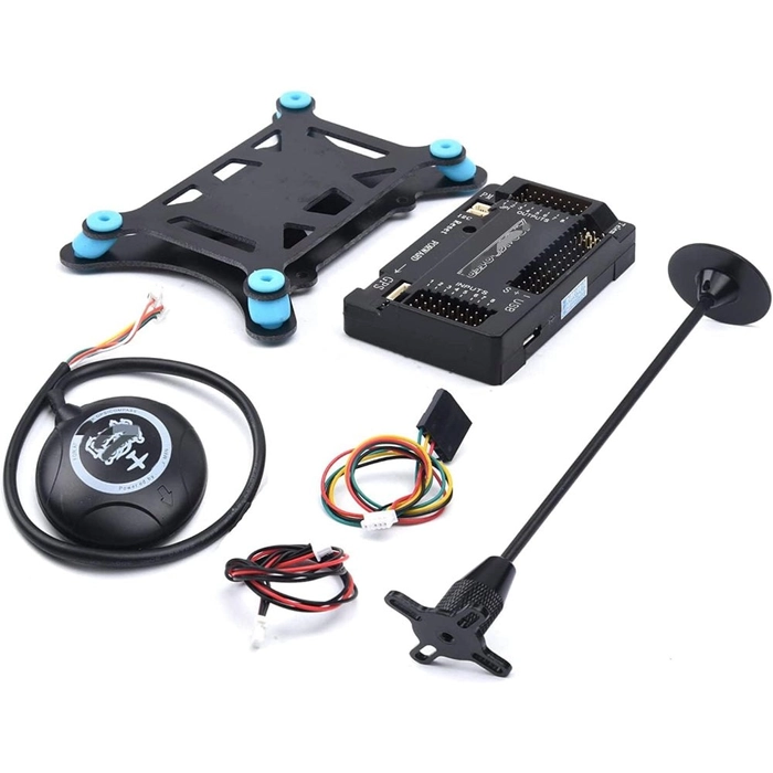 APM 2.8 Flight Controller with Shock Absorber + UBLOX NEO-M8N GPS + GPS Folding Antenna Base Set + APM Power Module + 433MHZ 500MW Telemetry Combo kit