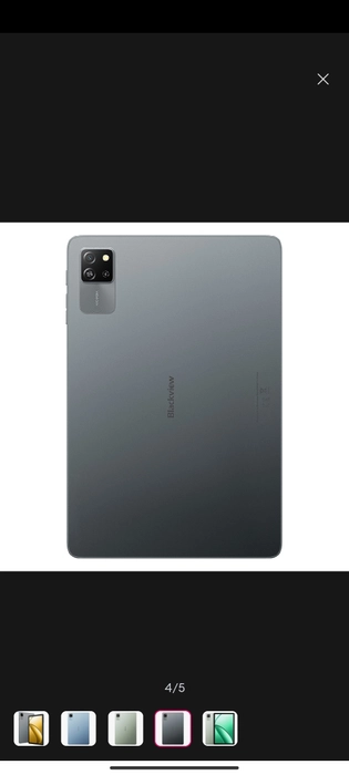 Blackview Tab 60 WiFi (4GB+128GB) | Expandabled Ram Upto 12 GB | 8 MP Camera | 10.1" Display | Slate Grey,Sky Blue,Mint Green