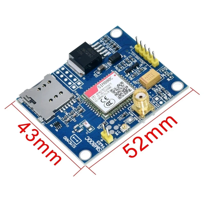 SIM 800C QUADBAND GSM GPRS MODULE