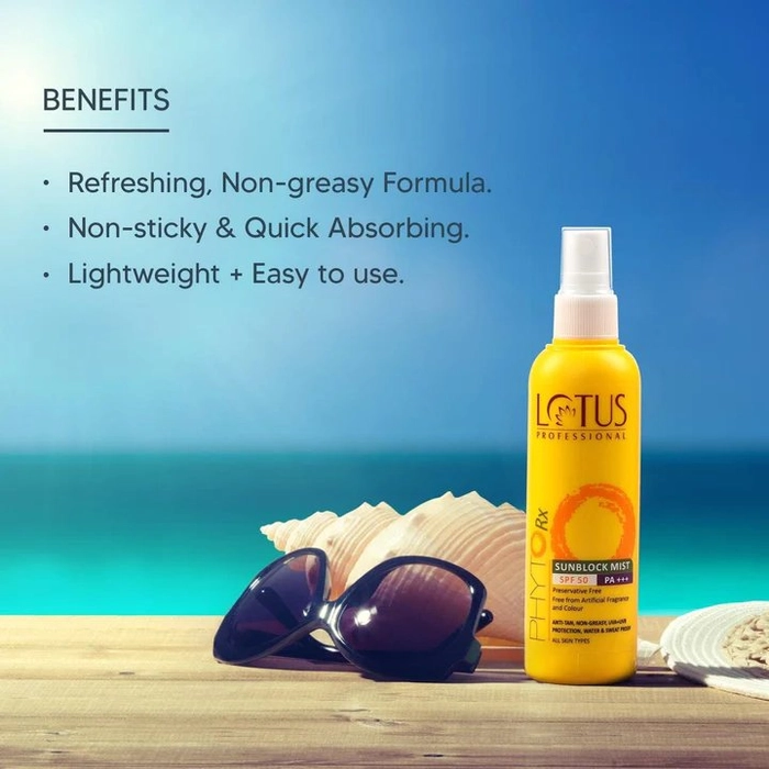 Lotus Professional Phyto-Rx Sunblock Mist SPF 50 Pa+++ (100ml)