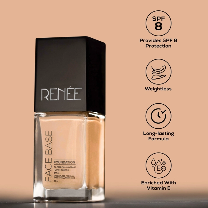 RENEE Face Base Liquid Foundation, 23ml