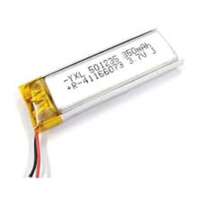 3.7V 350mAh LiPo Rechargeable Battery (3)