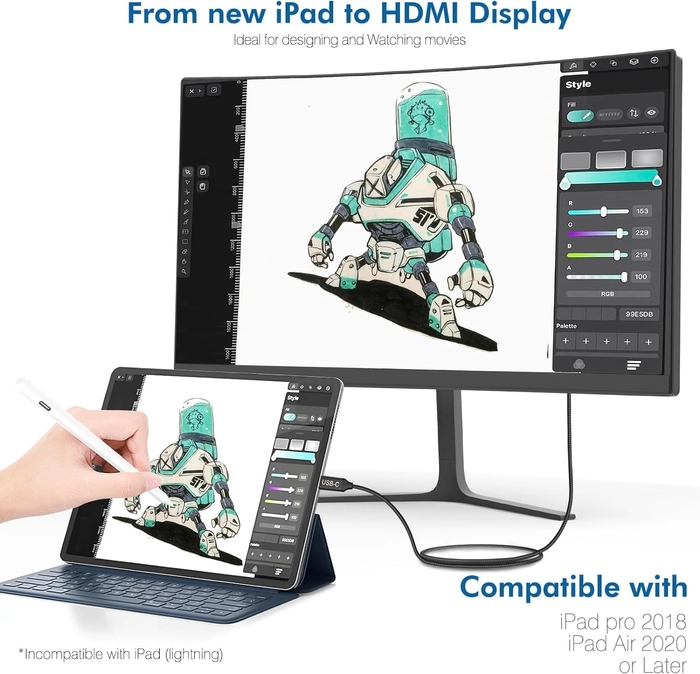 Hammok Christy USB-C To HDTV 1.8 Meters