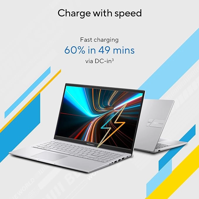 ASUS Vivobook 15, 15.6" FHD , Intel Core i3-1315U, (16GB RAM/512GB SSD/Intel® UHD/Win 11/M365 Basic (1Year)*/Office Home 2025/Cool Silver/1.70 kg), X1504VA-NJ2324WS