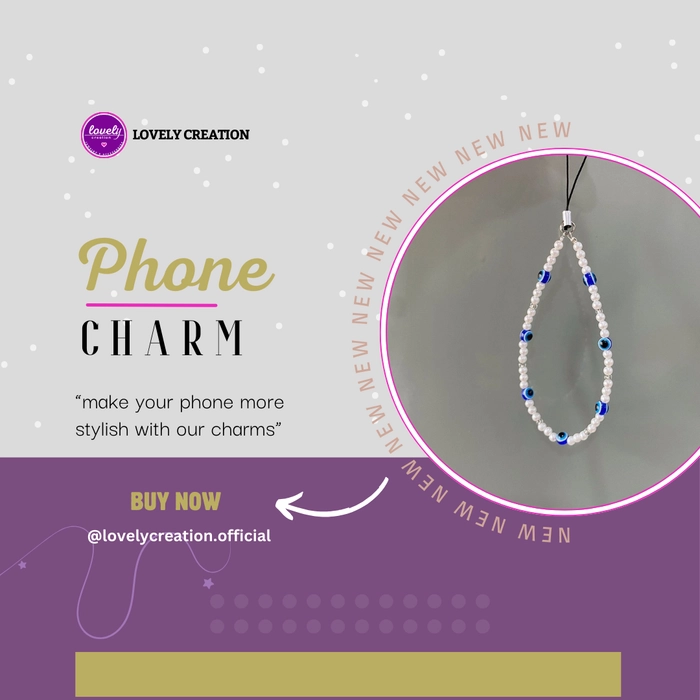 Evil Eye Beads Phone Charm 🧿