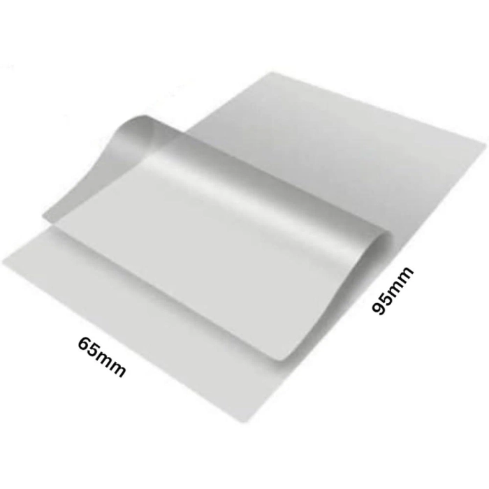 STURDY LAMINATING Premium Laminating Pouch Film – 65 x 95 mm | 125 Mic | Pack of 100 Sheets