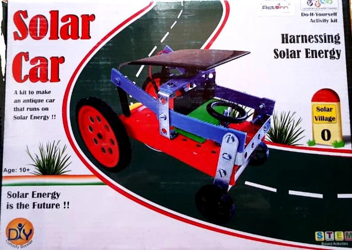 Solar Car | DIY Project Kit | Make a Car that runs on Solar Energy | For Age 10+