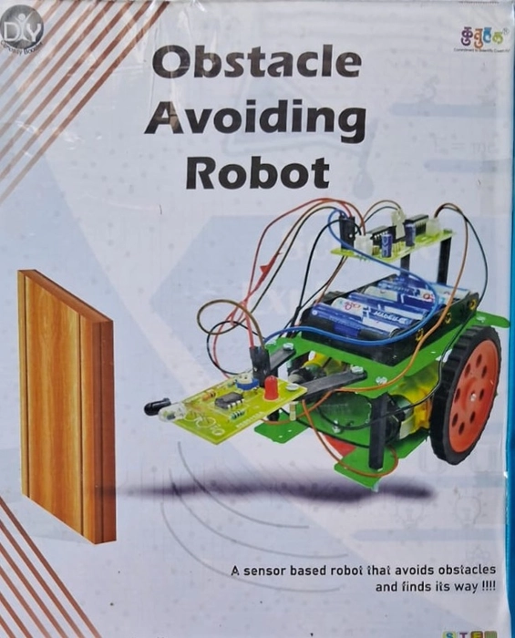 Obstacle Avoiding Robot | Sensor Based Robot that avoids obstacles and finds its way | For Kids 12+