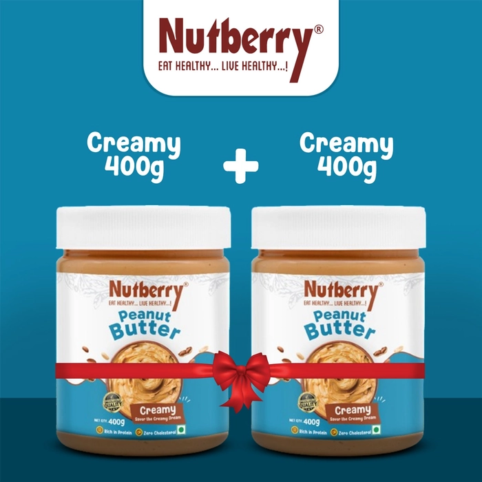 NUTBERRY CLASSIC CREAMY 400GM COMBO PEANUT BUTTER