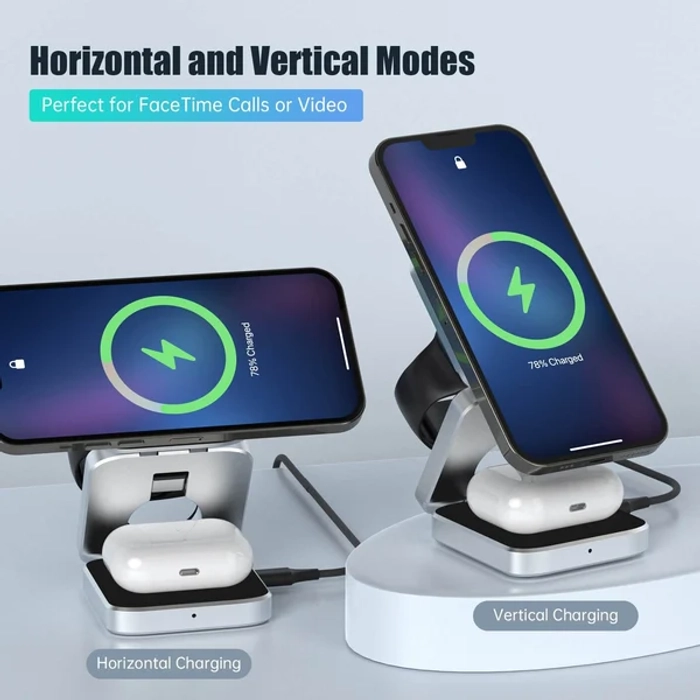 3 IN 1 FOLDING WIRELESS CHARGING STATION