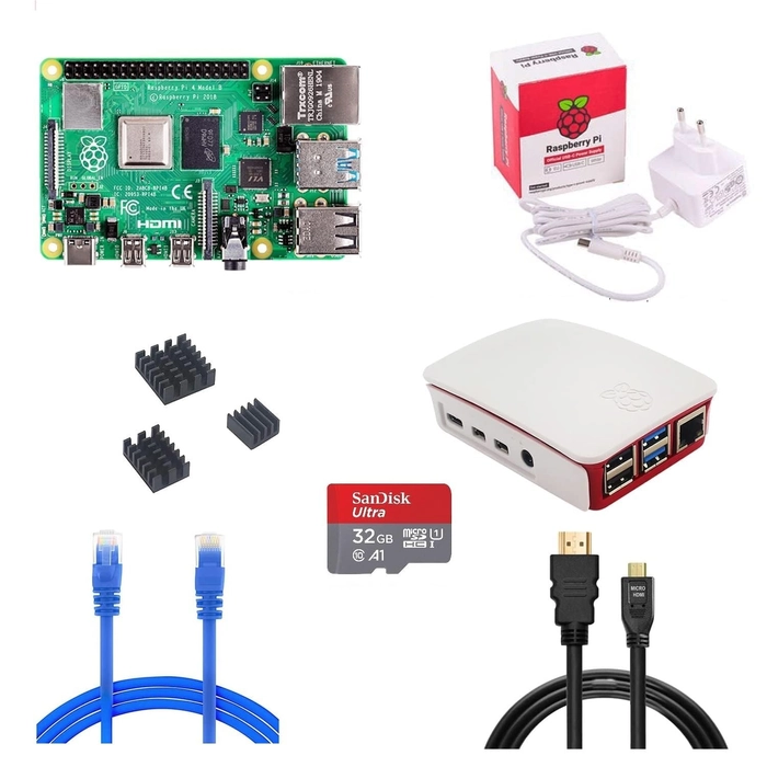 Raspberry Pi 4 Model B 1GB Starter Kit