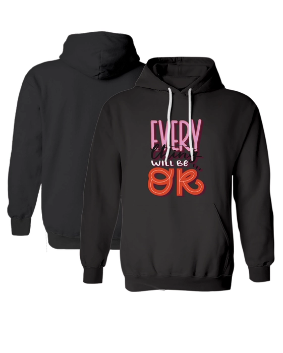 Everything will be ok 2025 hoodie black