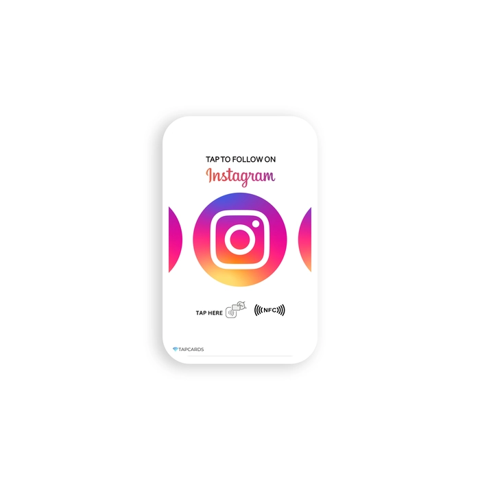 Instagram nfc card