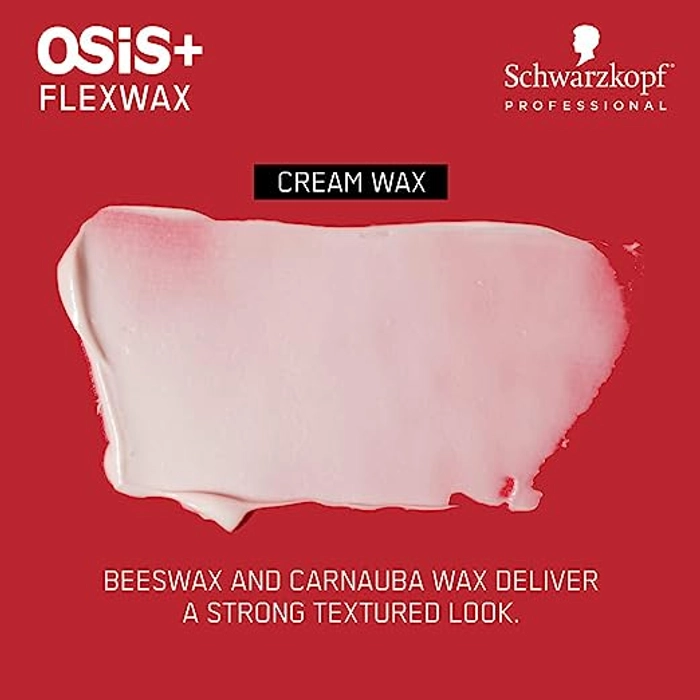 Schwarzkopf Professional Osis+ Flexwax Hairwax for Men | For Natural Shine & Finish| 85ml