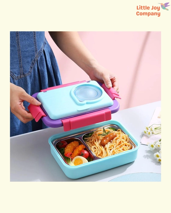 FOOD - 2 GRID LUNCH BOX - Little Joy Company