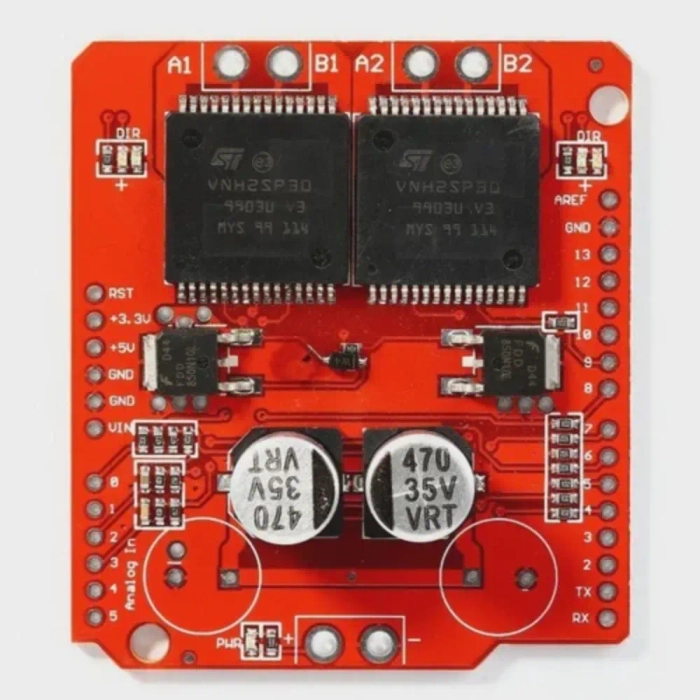 Double BTS7960 43A H-Bridge High-Power Stepper Motor Driver Module