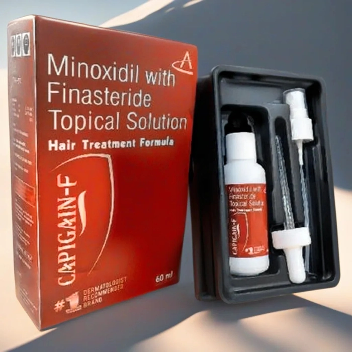 Capigain F- Minoxidil(5%) with Finasteride Topical Solution - 60 ml bottle