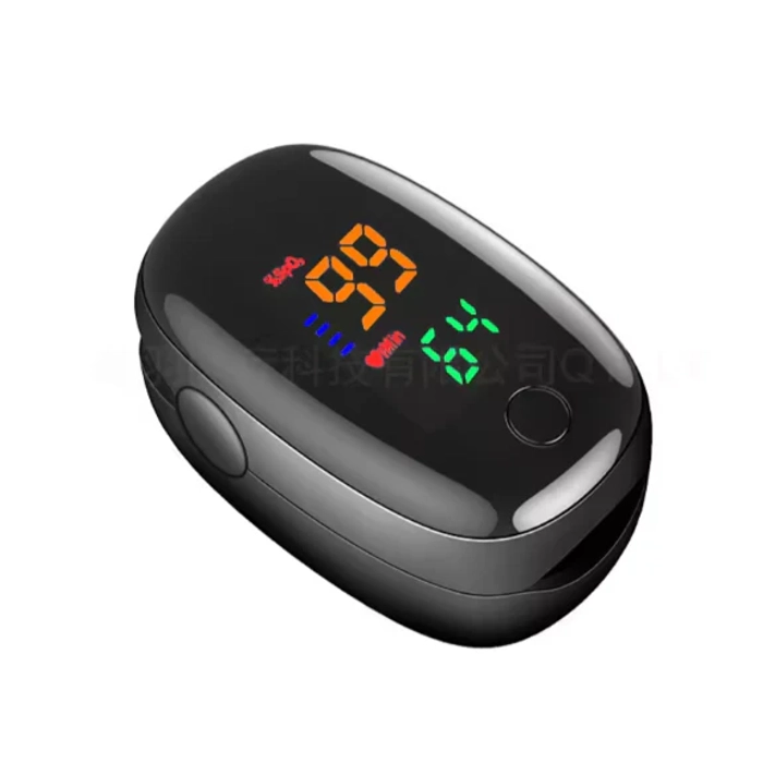 LED FINGER PULSE OXIMETER BLOOD OXYGEN HEART RATE MONITOR