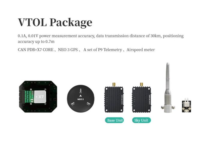 CUAV Package | New Match VTOL package Set A X7 Core Carrier Board