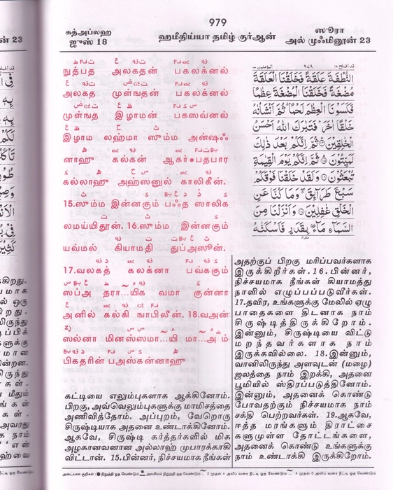 Tamil Quran 6Vol Set